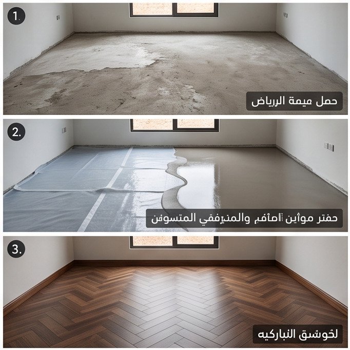 خطوات تركيب الباركيه خطوة بخطوة في الرياض معلم تركيب باركية في الرياض .